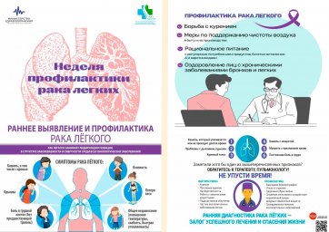 Неделя профилактики рака легкого: Защитите свое здоровье сегодня, чтобы дышать полной грудью завтра! 0