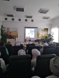 1 марта в актовом зале нашей поликлиники прошла презентация проекта врача-сурдолога Наурузовой Э., п 2