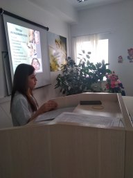 1 марта в актовом зале нашей поликлиники прошла презентация проекта врача-сурдолога Наурузовой Э., п 1